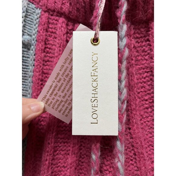 LoveShackFancy NWT Landana Jogger Passion Fruit Punch Alpaca & Wool Blend Small - Picture 4 of 10